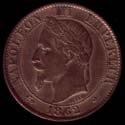 5 centimes 1862